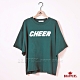 BRAPPERS 女款 CHEER印花寬T-綠 product thumbnail 1