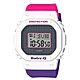 CASIO BABY-G 90年代復古運動風撞色經典休閒錶-粉X紫X白框(BGD-560THB-7)/40mm product thumbnail 1