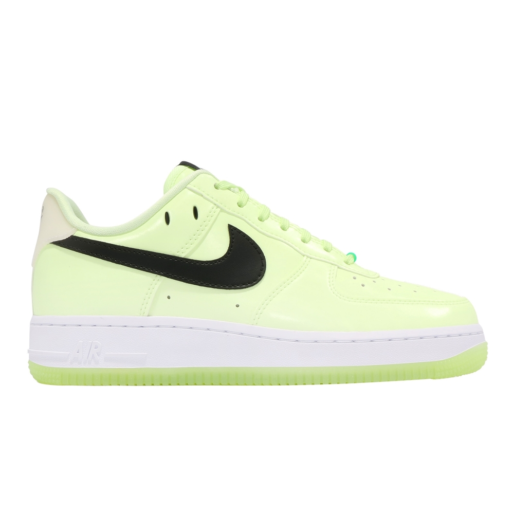 Nike 休閒鞋Air Force 1 07 LX 女鞋經典款AF1 夜光簡約球鞋穿搭綠白