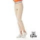 【Lynx Golf】女款彈性舒適內腰格紋配布造型出芽口袋設計窄管九分褲(二色) product thumbnail 9