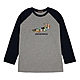 Crocodile Junior小鱷魚童裝- 經典鱷魚印圖撞色T恤 ( U64462-23 小童款) product thumbnail 1