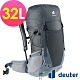 【deuter 德國】 FUTURA  32L透氣網架背包3400821黑水藍/登山包/健行包/戶外休閒包* product thumbnail 1