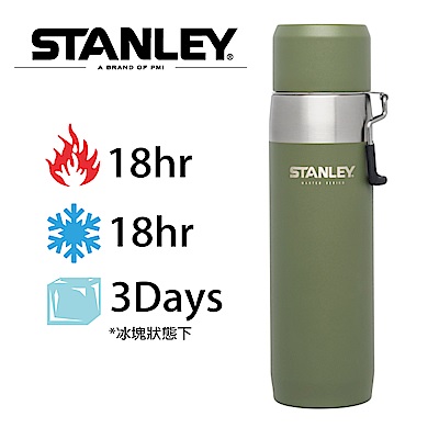 美國Stanley 強悍系列保溫瓶 0.65L-橄欖綠