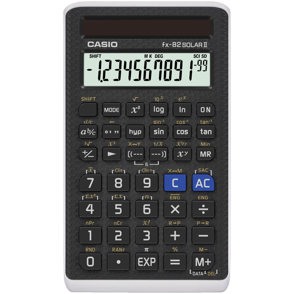 (團購20台)CASIO12位元國家考試專用太陽能工程計算機-FX-82SOLARII