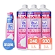 日本LION 家庭4入組 Charmy泡の力保濕洗碗精（240ml X1+930ml X3） product thumbnail 1
