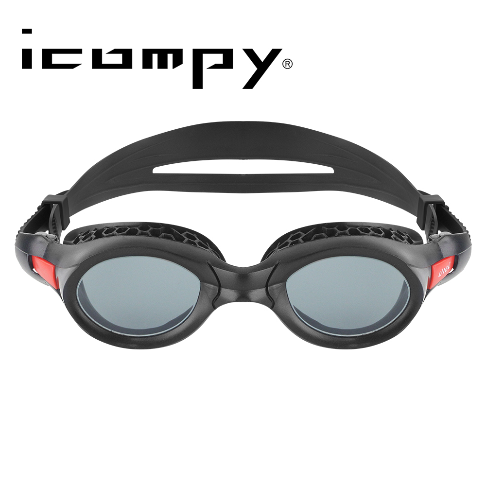 icompy 蜂巢式防霧抗UV運動泳鏡 VC-960