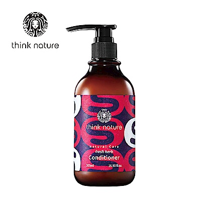 think nature 享自然 植萃精油潤髮乳-清新草本(500ml)