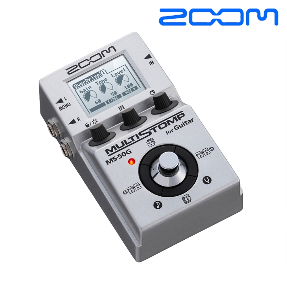 『 ZOOM 』電吉他綜合效果器 MS-50G / 公司貨保固