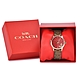 COACH 龍年限定款 Ruby 經典滿版LOGO時尚手錶(32mm)-咖啡/紅色 product thumbnail 1