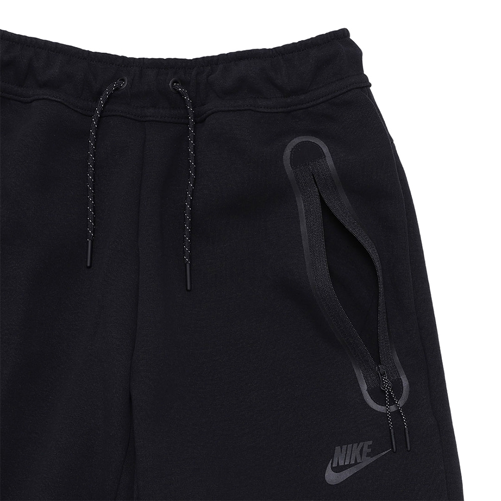 Nike As M Nsw Tch Flc Pant 男款黑色束口針織抽繩運動長褲DQ4313-010