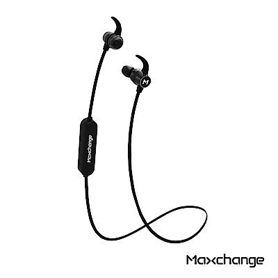 Maxchange F4S 運動磁吸式藍牙耳機 煙燻黑