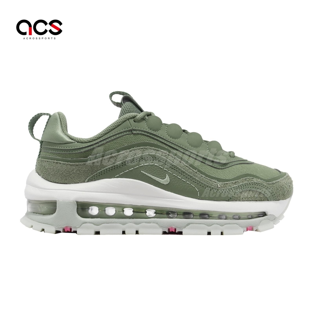 Nike 休閒鞋Wmns Air Max 97 Futura 女鞋綠白氣墊子彈復古運動鞋FB4496