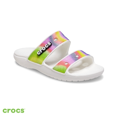 Crocs 卡駱馳 (中性鞋) 經典星際渲染雙帶拖鞋-208055-94S