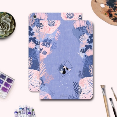 漁夫原創- iPad保護殼 Air3(2019) - 紫珊瑚