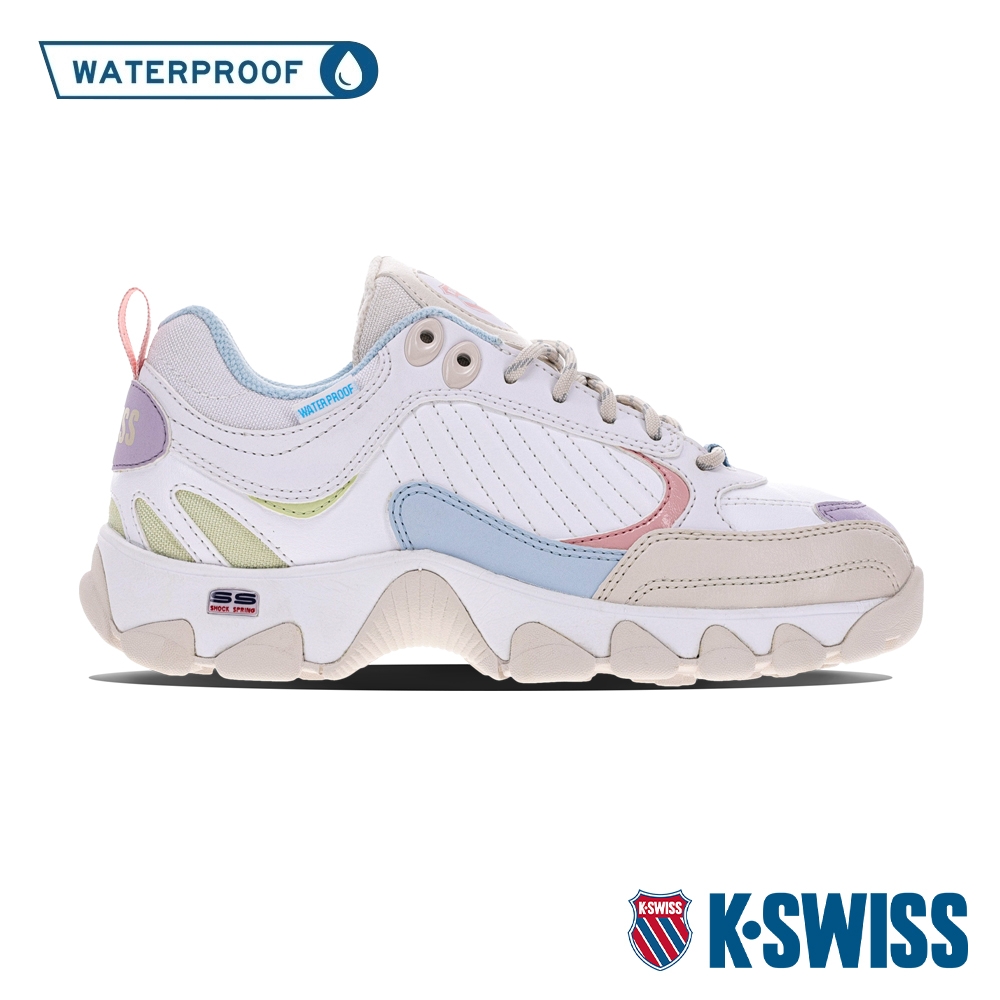 K-SWISS HS329 WP防水老爹鞋-中性-白/馬卡龍