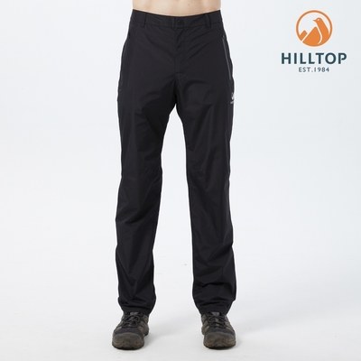 【hilltop山頂鳥】男款GORE-TEX 2L防水透氣保暖長褲H31MN3 黑