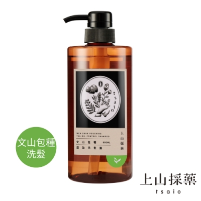 tsaio上山採藥 文山包種控油洗髮露600ml