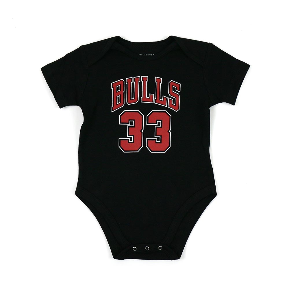 M&N NBA 新生兒 包屁衣 公牛隊 #33 Scottie Pippen