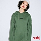 X-girl EMBROIDERED MILLS LOGO HOODIE R&D連帽上衣-橄欖綠 product thumbnail 1