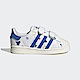 Adidas Superstar CF I [IF2199] 小童 休閒鞋 經典 樂高 聯名 魔鬼氈 貝殼頭 白 藍 product thumbnail 1