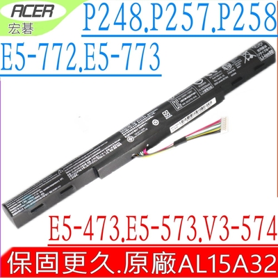 ACER AL15A32 電池 宏碁 Aspire V3-574G V3-575G E5-473G E5-573G E5-772G E5-773G E5-522G E5-532G V3-574TG