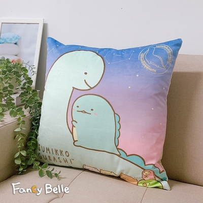 義大利Fancy Belle X 角落生物 星空下擁抱 麂皮靠墊 45*45CM