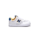New Balance NB 300 童鞋 中小童 白黃藍色 魔鬼氈 休閒鞋 NW300BY product thumbnail 1