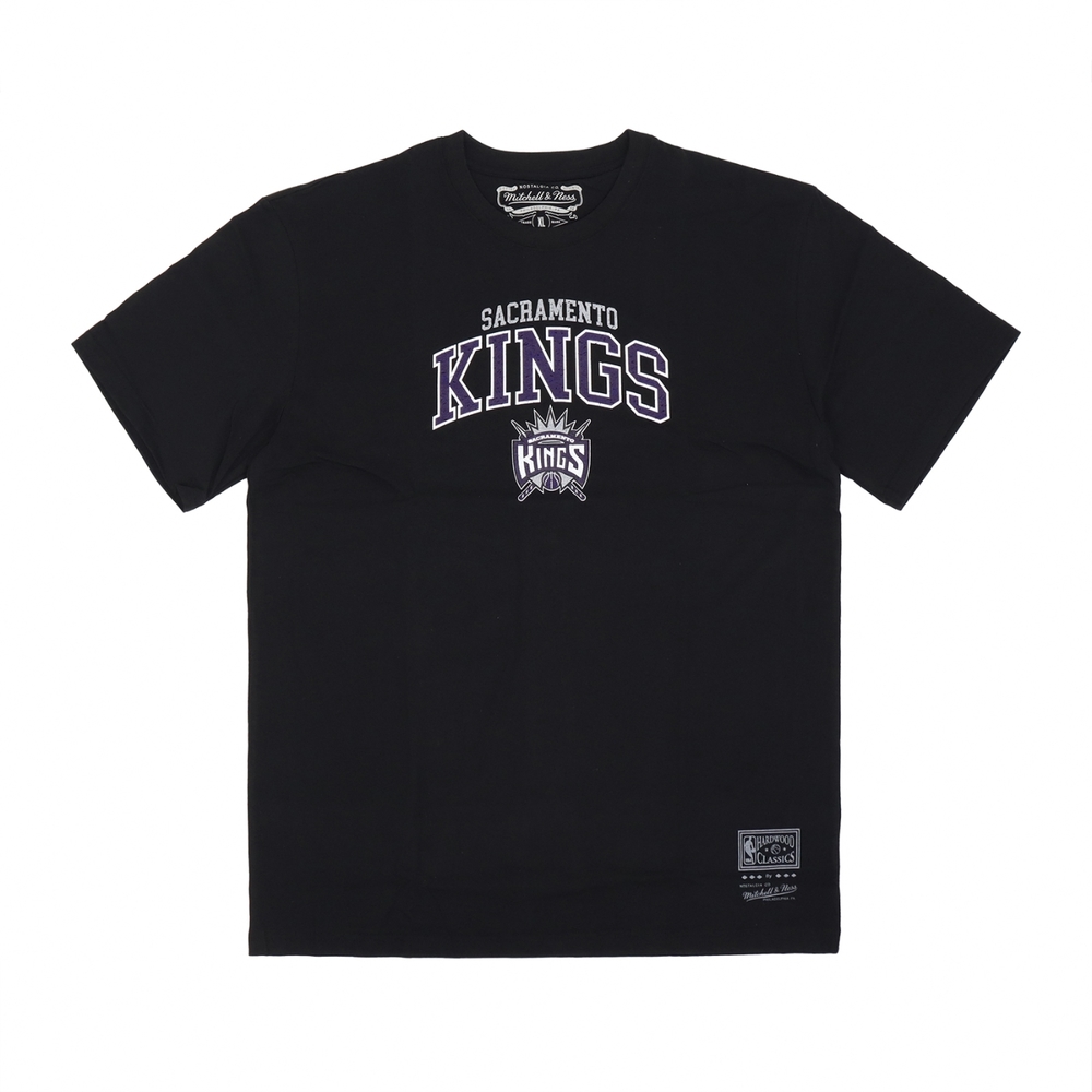 Mitchell Ness 短袖 Kings 短T 黑 NBA 復古 沙加緬度國王 MNTS015SKB