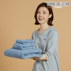 Yvonne Collection 純棉大浴巾-藍