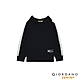 GIORDANO 童裝G-MOTION織帶連帽T恤 - 09 標誌黑 product thumbnail 1