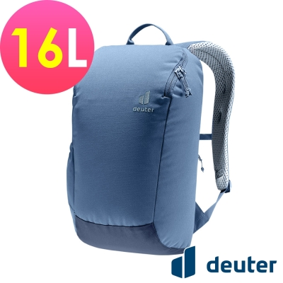 【deuter 德國】StepOut 16L休閒旅遊背包3815123深藍/戶外健行/日常通勤包*