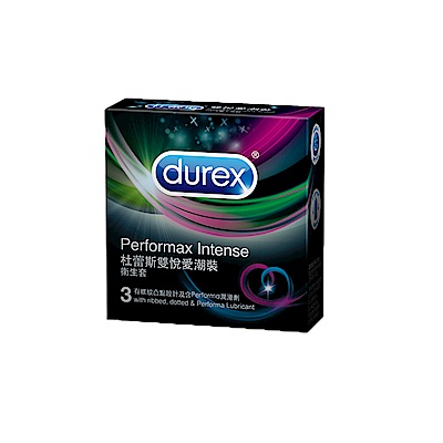 durex 杜蕾斯-雙悅愛潮裝保險套(3入)