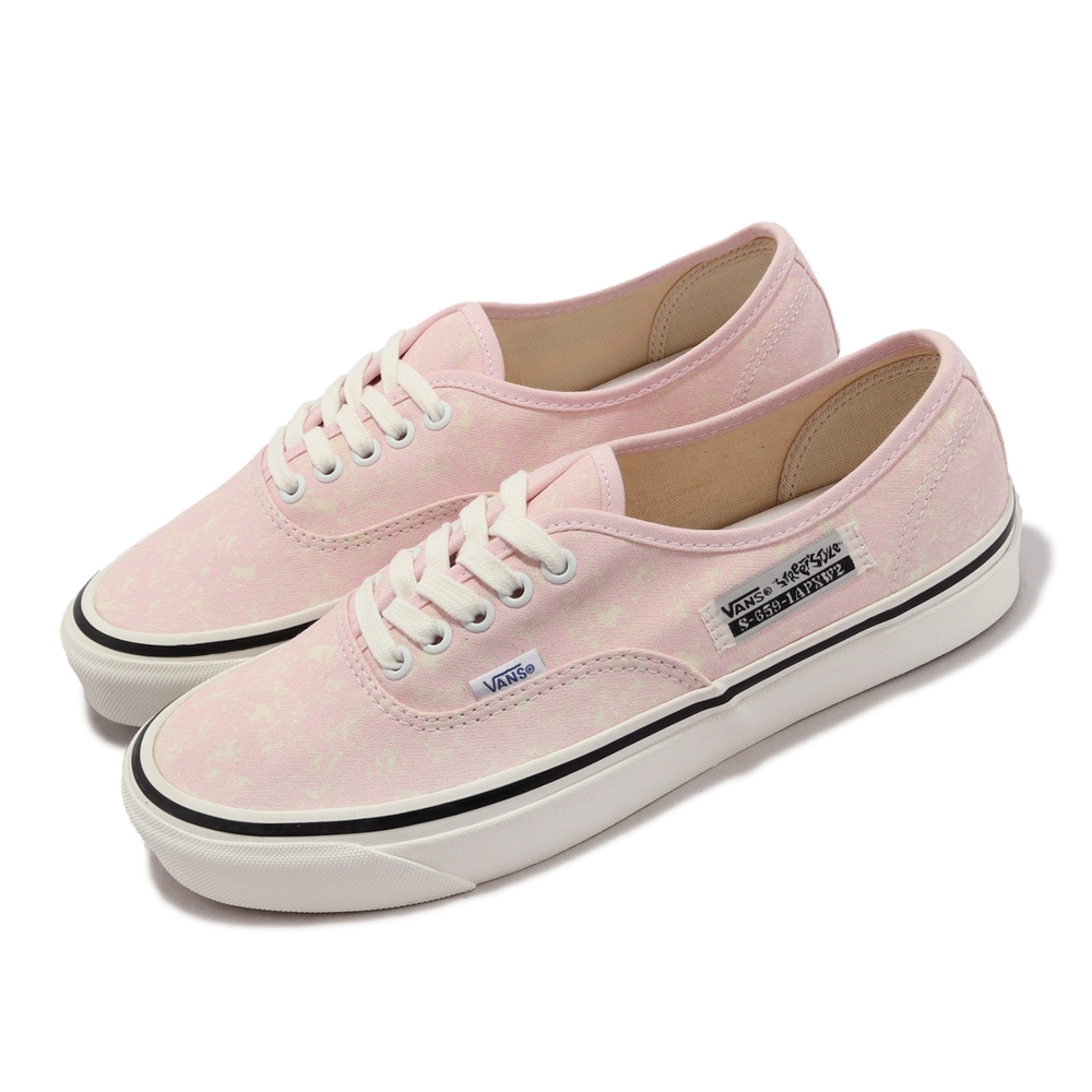 Vans 休閒鞋Authentic 44 DX 男鞋女鞋粉白帆布酸洗安納海姆VN0A7Q5CBXL