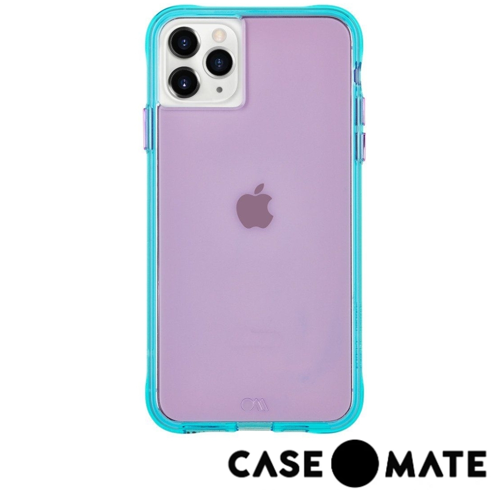 美國case Mate Iphone 11 Pro Max經典霓虹防摔手機保護殼 紫 藍綠