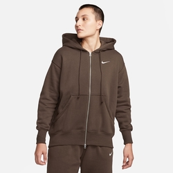 NIKE 外套 女款 運動連帽外套 AS W NSW PHNX FLC FZ OS HOODIE 咖啡 DQ5759-237