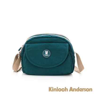 【Kinloch Anderson】迷霧森林 翻蓋斜側包-藍綠色