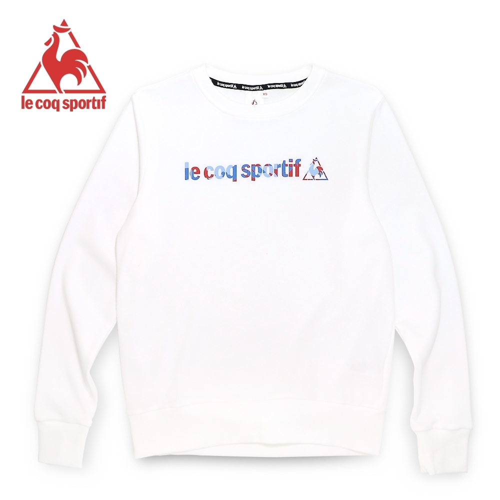 le coq sportif 法國公雞牌休閒圓領T恤 男女-白