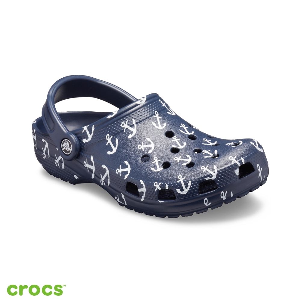 Crocs 卡駱馳 (中性鞋) 經典航海印花克駱格 206053-462