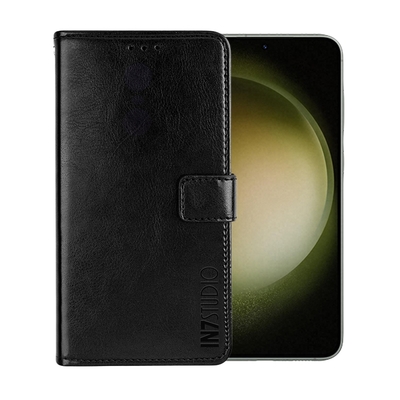 IN7 瘋馬紋 Samsung Galaxy S23+ (6.6吋) 錢包式 磁扣側掀PU皮套 吊飾孔 手機皮套保護殼