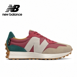 New Balance 中性復古運動鞋 桃杏綠