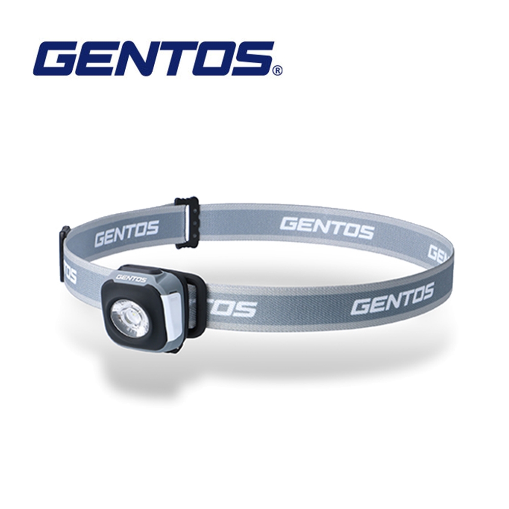 Gentos CP四季配色輕便型頭燈 冬 灰- USB充電 260流明 IPX4(CP-260RWG)