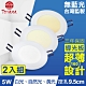 TOYAMA特亞馬5W超薄LED崁燈挖孔尺寸9.5cm(3色任選)x2件 product thumbnail 1