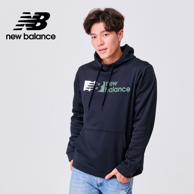 [New Balance]連帽長袖上衣_男性_黑色_MT23021BM