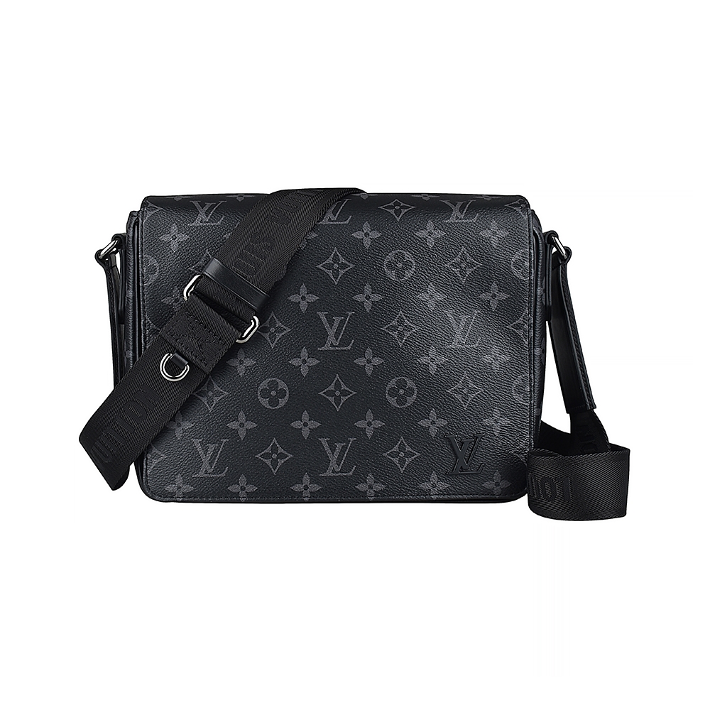 Authentic LOUIS VUITTON Monogram Eclipse District PM M46255  #M46-255-A00-0000