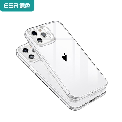 ESR億色 iPhone 14 Pro Max 強化玻璃背板防摔保護殼-冰晶琉璃