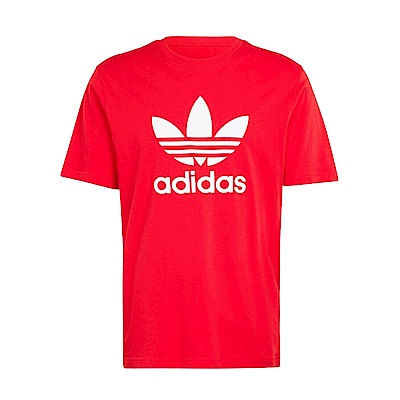 Adidas Trefoil T-Shirt [IR8009] 男 短袖 上衣 T恤 經典 三葉草 棉質 舒適 紅