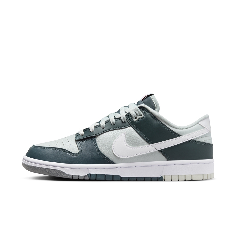 NIKE DUNK LOW RETRO PRM 男休閒運動鞋-白綠-FB8896300