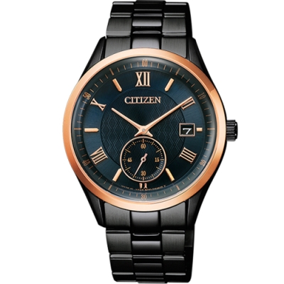 CITIZEN 獨立式小秒針紳士錶(BV1124-90L)38mm