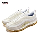 Nike 休閒鞋 Air Max 97 FR 男鞋 白 米灰色 黃 Frank Rudy 氣墊 反光 子彈鞋 DQ8961-100 product thumbnail 1