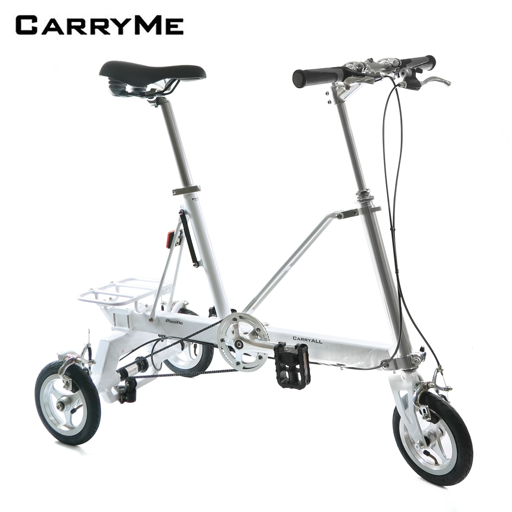 CarryMe CarryAll 8吋單速折疊三輪車-珍珠白